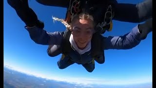 My Daughters 1st Time On A Plane and 1st Skydive (Dual) - Re-Edit