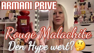 ROUGE MALACHITE❤️ARMANI PRIVE. Ist er den Hype wert? Was denke ich über ihn?🧐Parfum Review⭐️