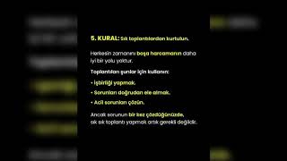 Elon Musk - 6 kural