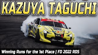 KAZUYA TAGUCHI Winning Runs for the 1st Place | Formula DRIFT 2022 (St. Louis), Round 5