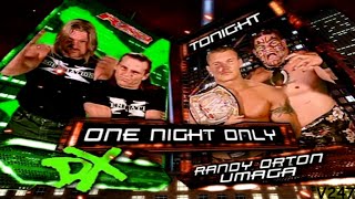 Shawn Michaels & Triple H vs Randy Orton & Umaga RAW 11/5/2007 Highlights