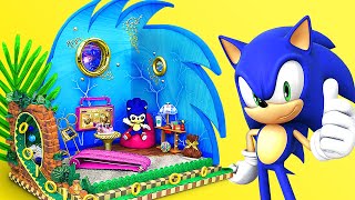 Trucos y Manualidades DIY en Miniatura para Casa de Muñecas de Sonic