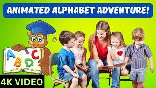 🐱 Fun Learning: Explore the English Alphabet with Animated GIFs for Kids! | #TopKidsLearning 🎱