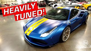 INSANE Liberty Walk Widebody 2017 Ferrari 488 GTB - Sound, Exterior, and Interior