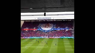 Union Bears display at Ibrox old firm game... "Way of Life" ❤🤍💙