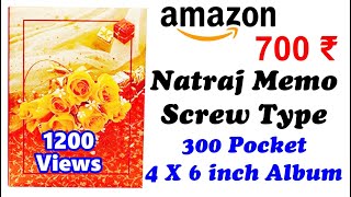 NATRAJ 4x6 inch 300 Pocket Photo Album Amazon