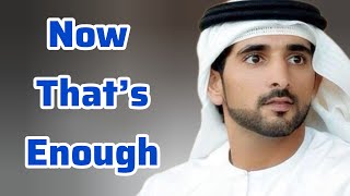 Now That's Enough | Sheikh Hamdan | Fazza Prince of Dubai | Fazza Poems