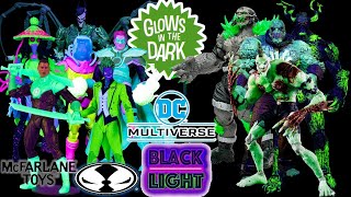 *see newer video* Every McFarlane Toys DC Multiverse GID Glow in the Dark Comparison Black Light