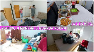 FICOU MELHOR DO QUE IMAGINEI | FIZ ALMOÇO| ORGANIZEI TODA A ROUPA| Amanda Maria