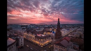 Богоявленская колокольня в Казани —поднимаемся на  смотровую площадку в башне на Баумана