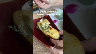 #shorts Oddly satisfying baked cheese potato | KT Food Review