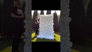 Setup Flower Wall Decoration #shortsvideo