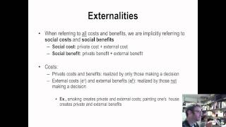 Externalities (Part 1)