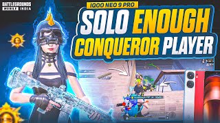 [1V4] AGGRESSIVE CLUTCHES IN CONQUEROR LOBBY [*Tips?]💥 IQOO NEO 9 PRO SMOOTH + 90FPS PUBG/BGMI TEST