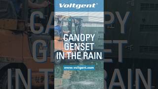 Canopy Genset  in the rain