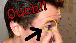 Copying My Girlfriend's Eyebrow Routine!