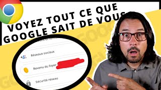 Voyez tout ce que Google sait de vous !