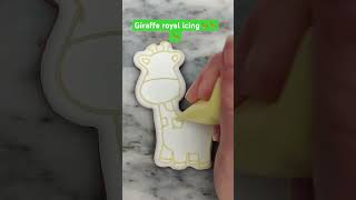 Giraffe royal icinng🦒🦒#cookies #fun #celebration #royalicing #art #food #giraffe #animals