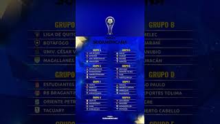 grupos de la Copa Sudamericana 2023 #shorts