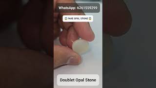 Doublet Opal 😱 Fake Opal Stone #shorts