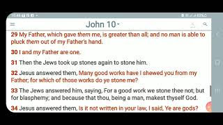 KJV-Daily Bible: a.m. John 10