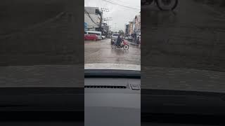 Flooding I'n  Udonthani heavy rains in Thailand #udonthani