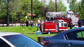 Dad at Park With Wheat Ridge Fire (5/16/2015)