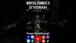 D'vorah Fatality Mortal Kombat X #masterpiece #mortalkombat #gaming #fyp