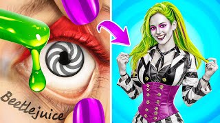 Extreme Makeover from Nerd to Beetlejuice!