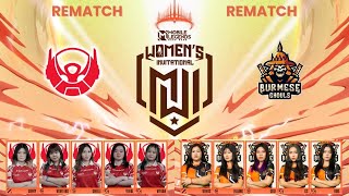 Bigetron Era vs Burmese Ghouls Rematch MLBB WOMEN'S CHAMPIONSHIP 2023 Day 1