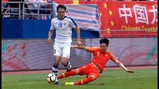 Wei Shihao（韦世豪）Horror Tackles VS Uzbekistan 2019/3/25