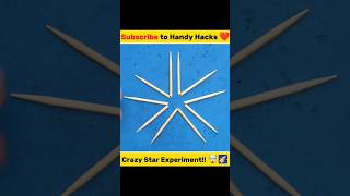 Crazy Star Experiment!! 🤯💥🌠 #shorts #youtubeshorts #handyhacks