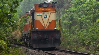 Goa bound special train accelerating to greater speeds!