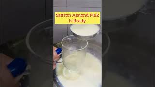 Saffron Almond Milk | Kesar Badam Doodh | Badam Milk #shorts #shortvideo #youtubeshorts #youtube