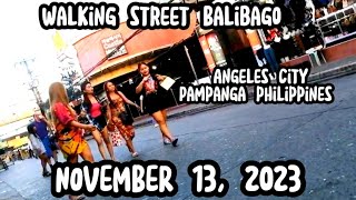 November 13, 2023 WALKING STREET BALIBAGO ANGELES CITY PAMPANGA PHILIPPINES #TOURISTSPOT