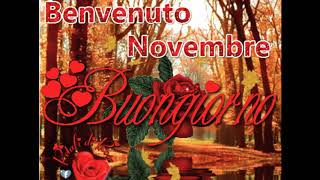 🌺BENVENUTO NOVEMBRE - BUON 1 NOVEMBRE - BUONGIORNO