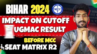 UGMAC R2 & R3  CUTOFF 2024 🔥🔥 Ugmac second round counselling before mcc 2nd round #biharneetcutoff