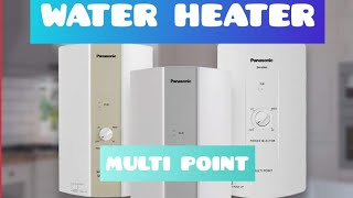 Installation of multi point water heater