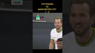 HIGHLIGHT TOTTENHAM VS MANCHESTER CITY 1-0 #shorts