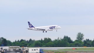 Embraer ERJ 170, LOT Polish Airlines, Warsaw Chopin Airport