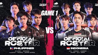 Philippines vs Indonesia Game one | IESF WORLD CHAMPIONSHIP 2023 #gaming #iesf2023 #PHVINDO