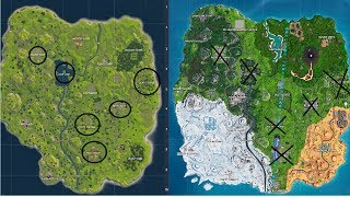 Fortnite - Visiting all OG named locations in season 8