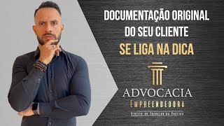 DESAFIOS NO INÍCIO DA CARREIRA DE ADVOGADO - DOCUMENTAÇÃO ORIGINAL DO CLIENTE