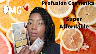 First Impressions and Tutorial on New Drugstore makeup| Profusion Cosmetics