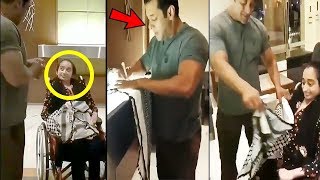 Salman Khan Sweet Gesture Towards A Disabled Girl will Touch Your Heart!