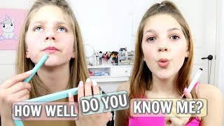 How Well Do You Know Me BFF Challenge!