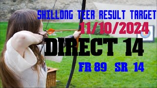 Direct 👉 14 Success || Shillong Teer Target Guti_11-10-2024 || Direct Success || @KHASI_Shillong