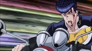 Josuke fa un giro in vespa