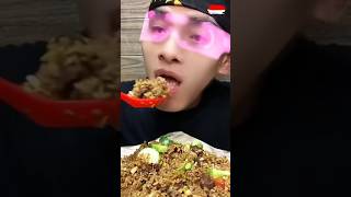 Lezat Nyoh Nasi Goreng Kambing Pete Pake Peyek Kacang #1 #shorts #eat #food