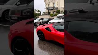 Ferrari SF90 Stradale in red #shorts #supercars #carslover #ferrari